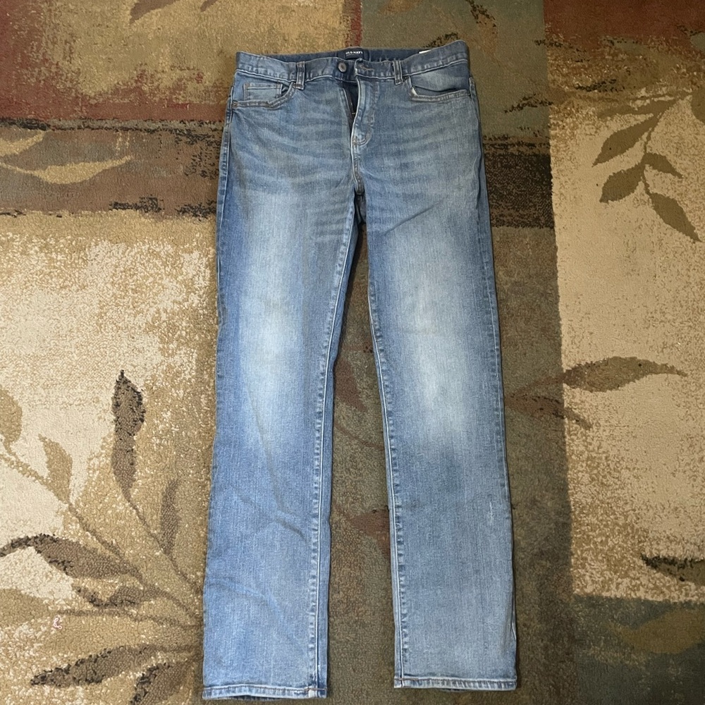 Old Navy Blue Slim Fit Jeans with Subtle Fading